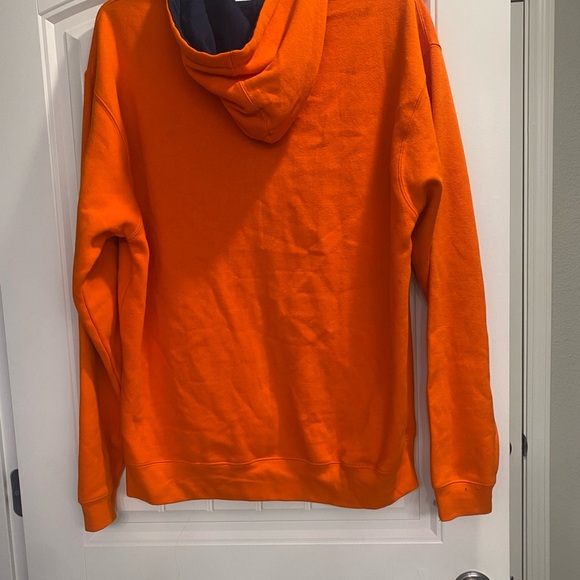 Auburn University Football Orange Hoodie Fan Wear Size Xl Embroidered College - Picture 2 of 8
